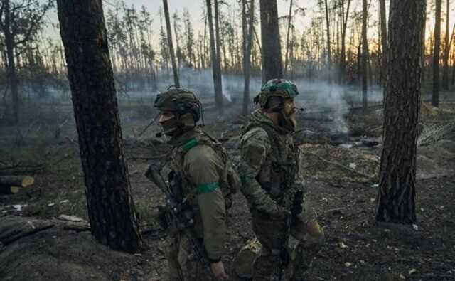 Прикордонники показали відео знищення техніки та позицій росіян у Серебрянському лісі