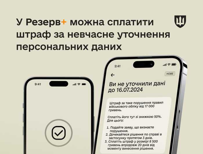 У Резерв+ тепер можна сплатити штраф від ТЦК